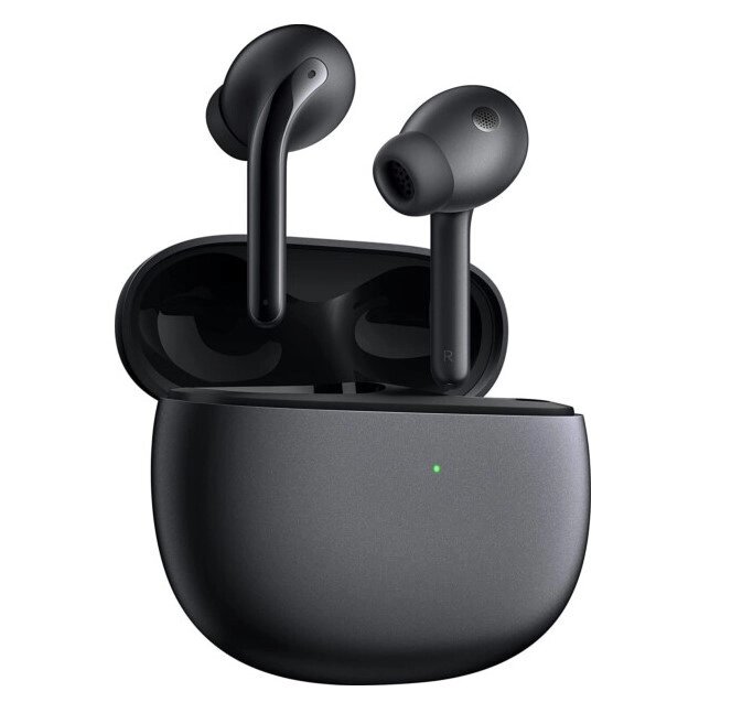 Навушники бездротові Xiaomi Buds 3 (BHR5527GL) чорні від компанії da1 - фото 1