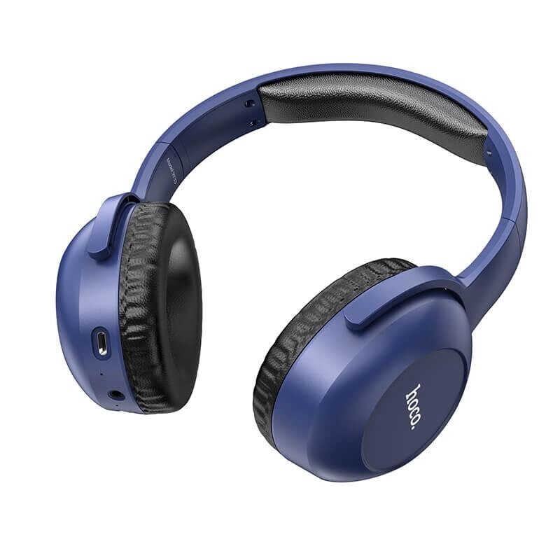 Навушники bluetooth HOCO Art sount BT headset W33 сині від компанії da1 - фото 1