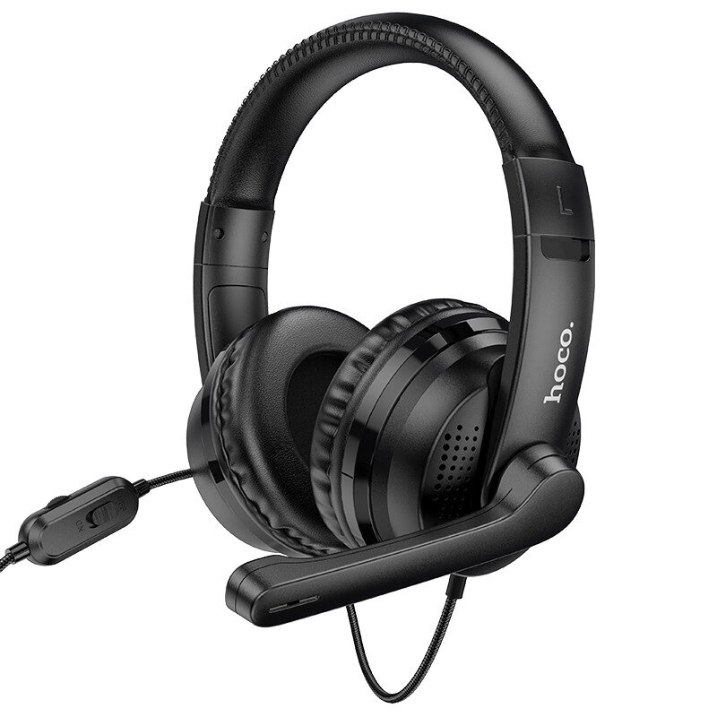 Навушники гарнітура повнорозмірні HOCO gaming Magic tour gaming headphones W103 чорні від компанії da1 - фото 1