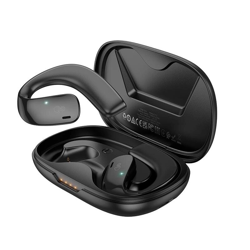 Навушники HOCO EQ4 Graceful true wireless BT headset до 12 годин чорні від компанії da1 - фото 1