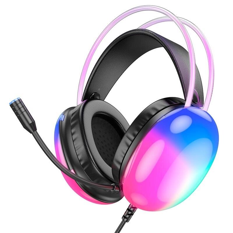 Навушники ігрові спіднь 7.1 — HOCO W109 Plus Rich cchannel gaming headphones RGB від компанії da1 - фото 1