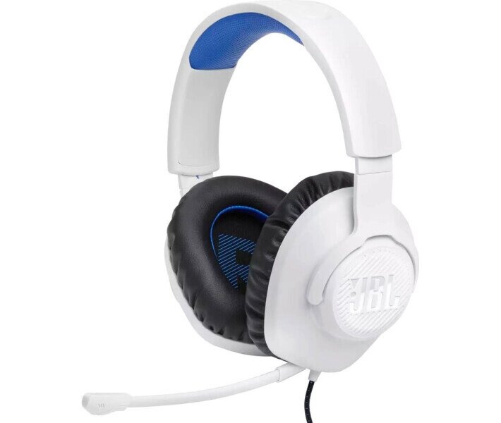 Навушники JBL Quantum 100P (JBLQ100PWHTBLU) білі від компанії da1 - фото 1