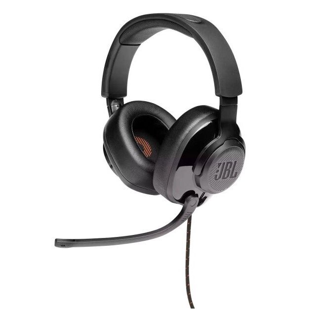 Навушники JBL Quantum 200 (JBLQUANTUM200BLK) чорні від компанії da1 - фото 1