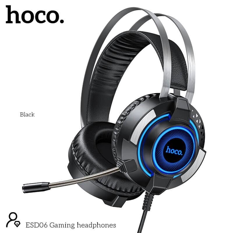 Навушники НОСО Gaming headphones Hi-Res ESD06 від компанії da1 - фото 1