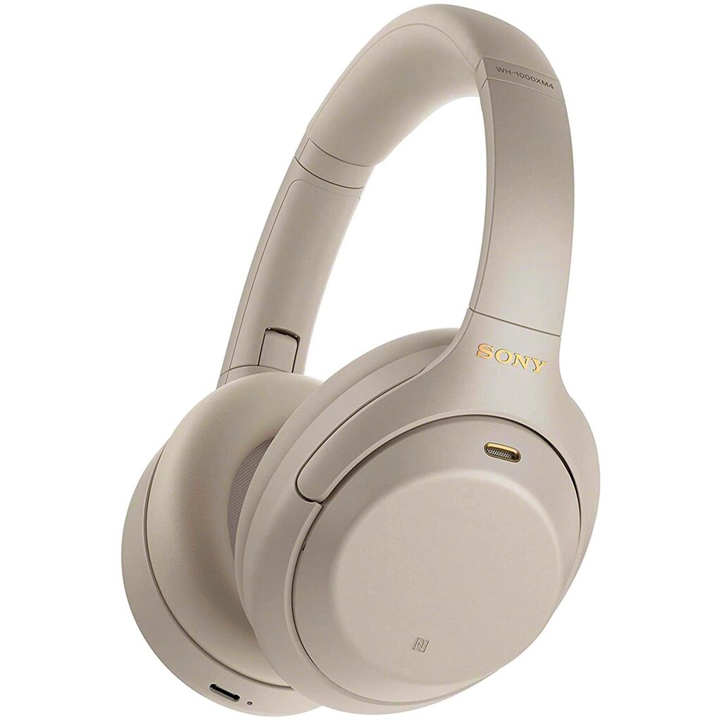 Навушники повнорозмірні бездротові SONY WH-1000XM4 silver (сірі) від компанії da1 - фото 1