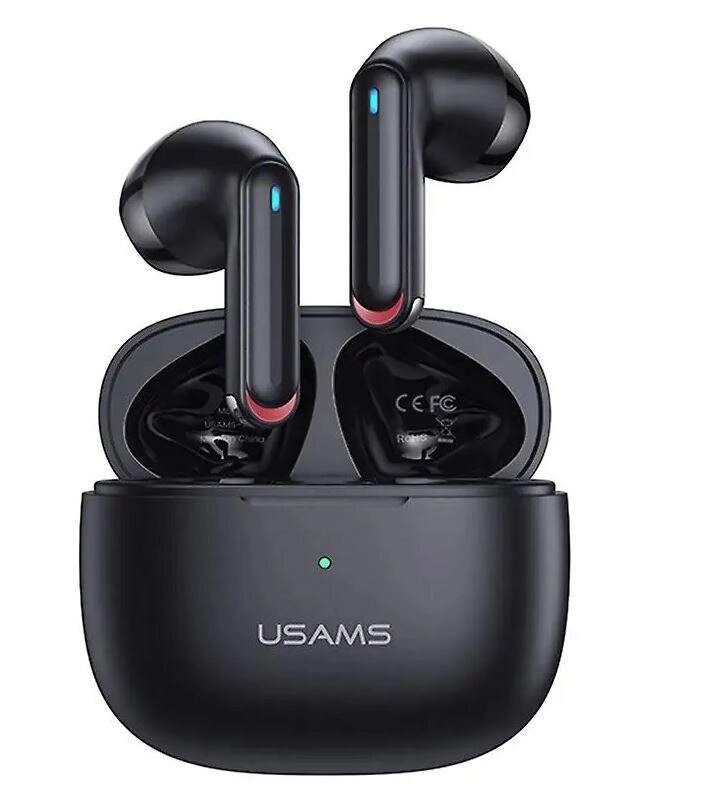 Навушники USAMS NX10 Dual-mic ENC TWS Earbuds чорні 2 мікрофони від компанії da1 - фото 1