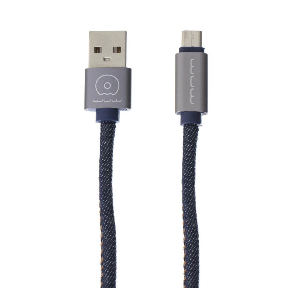 Найшвидший 2-метровий кабель MicroUSB Wuw X-01 2m від компанії da1 - фото 1