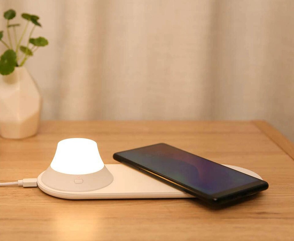 Ночник + БЗУ Huizuo Wireless Charging Night Light (YLYD04YI, YLYD0401W0CN) від компанії da1 - фото 1