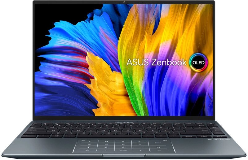 Ноутбук ASUS ZenBook 14X OLED UX5400EG Pine Gray (UX5400EG-KN173) від компанії da1 - фото 1