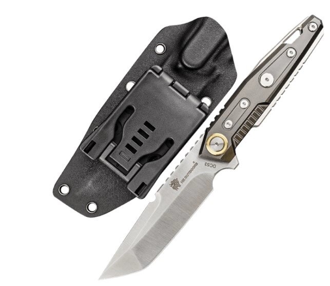 Нож туристический Xiaomi HX Outdoors Heavy Armor Tactical Straight Knife Black (D-220A) від компанії da1 - фото 1