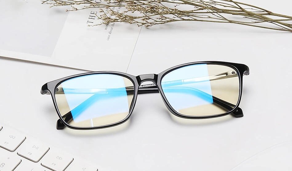 Окуляри комп'ютерні Xiaomi Turok Steinhard Anti Blue Glasses (FTR027-0121) прямокутні чорні від компанії da1 - фото 1