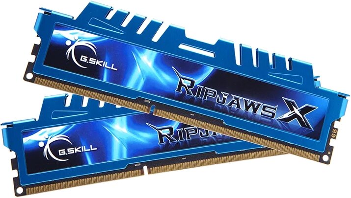 Оперативна пам'ять DDR3 16G KIT (2x8G) 2400MHz G. SKILL RipjawsX 11-13-13-31 (box) F3-2400C11D-16GXM від компанії da1 - фото 1