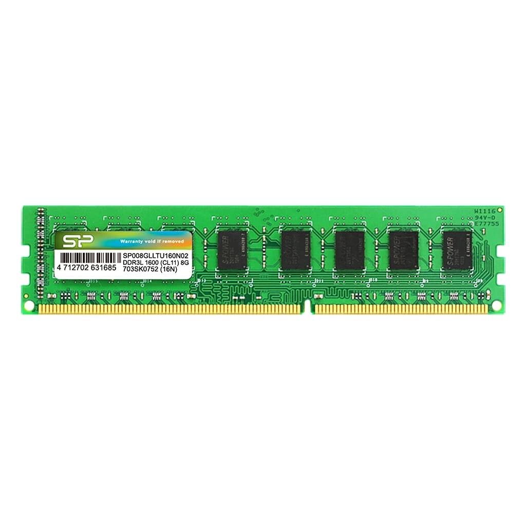 Оперативна пам'ять DDR3 8 GB 1600Mhz SILICON POWER 1.35 V (box) SP008GLLTU160N02 від компанії da1 - фото 1