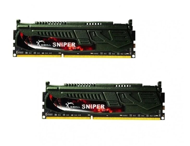 Оперативна пам'ять DDR3 8G KIT (2x4G) 2400MHz G. SKILL SNIPER 11-13-13-31 (box) F3-2400C11D-8GSR від компанії da1 - фото 1