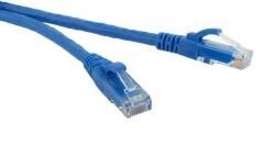 Патч-корд UTP. RJ45. Cat. 5e. довжина 0.5 м. синій від компанії da1 - фото 1