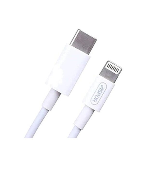 PD кабель Aspor A099 usb-c to lightning для iPhone 5 6 7 8 11 13 15 білий від компанії da1 - фото 1