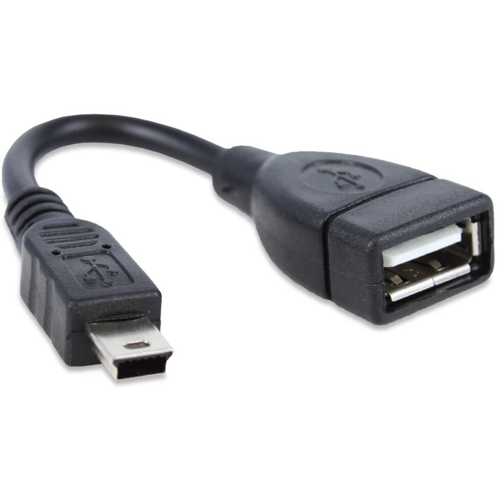 Перехідник 4you з USB-мами на miniUSB-тапу OTG-адаптер від компанії da1 - фото 1