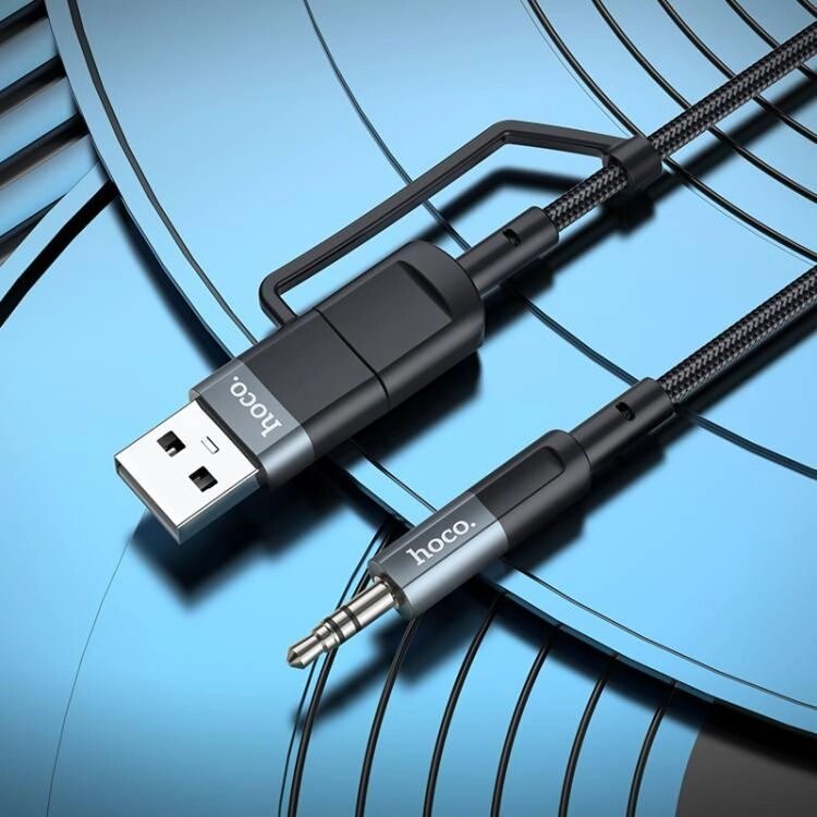 Перехідник адаптер HOCO UPA23 Type-C+USB 2-in-1 кабель 1 м 6931474783837 від компанії da1 - фото 1