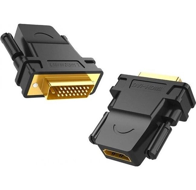 Перехідник - Адаптер UGREEN DVI 24+1 Male to HDMI Female Adapter (20124) від компанії da1 - фото 1