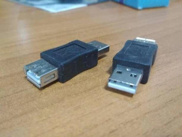 Перехідник адаптер Usb AF — AM мама — спідниця від компанії da1 - фото 1