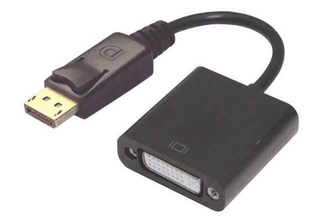 Перехідник DisplayPort — Dvi з кабелем 0,2 м. від компанії da1 - фото 1