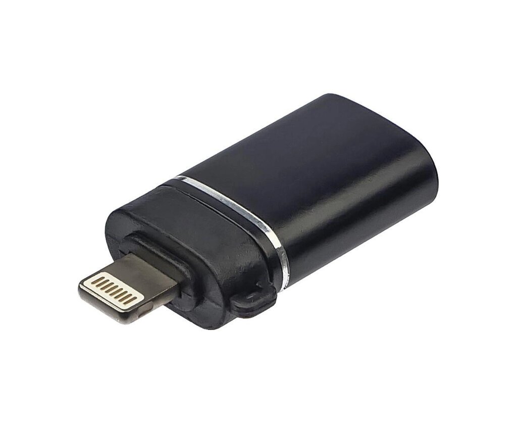 Перехідник для флешок USB 3.0 на роз'єм iPhone Lightning адаптер RS060 від компанії da1 - фото 1