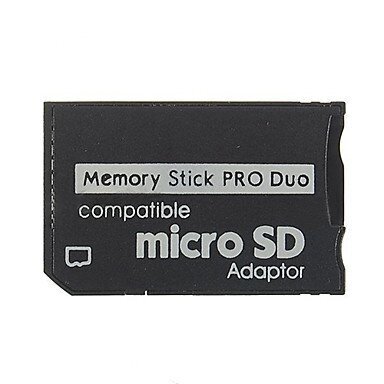 Перехідник для карт пам'яті з microSD на MS pro Duo 1-картковий від компанії da1 - фото 1