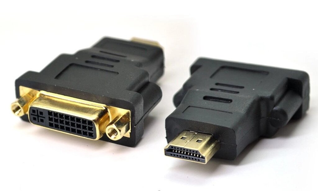 Перехідник Hdmi тато — Dvi 241 мама Dvi-D від компанії da1 - фото 1