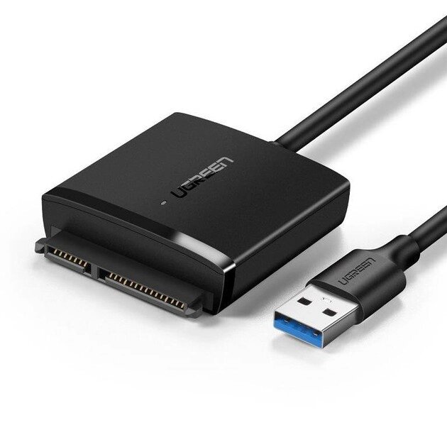 Перехідник конвертер для жорстких дисків SATA — USB 3.0 — Ugreen 60561 від компанії da1 - фото 1