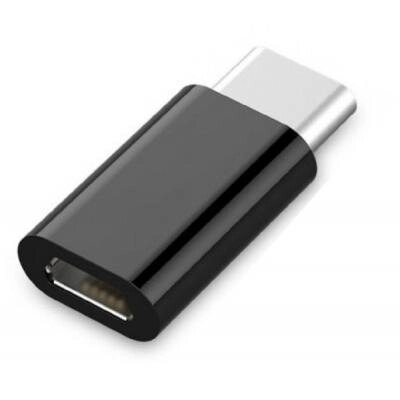 Перехідник Micro USB Male — Type C Female TTech Metal Адаптер від компанії da1 - фото 1