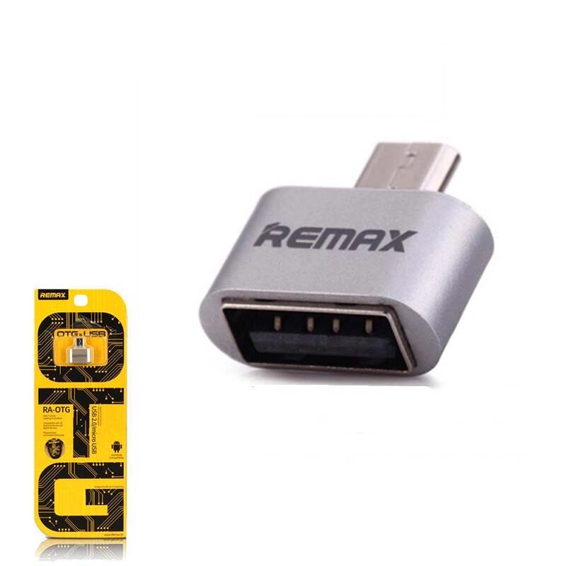 Перехідник Micro USB OTG REMAX RA-OTG від компанії da1 - фото 1