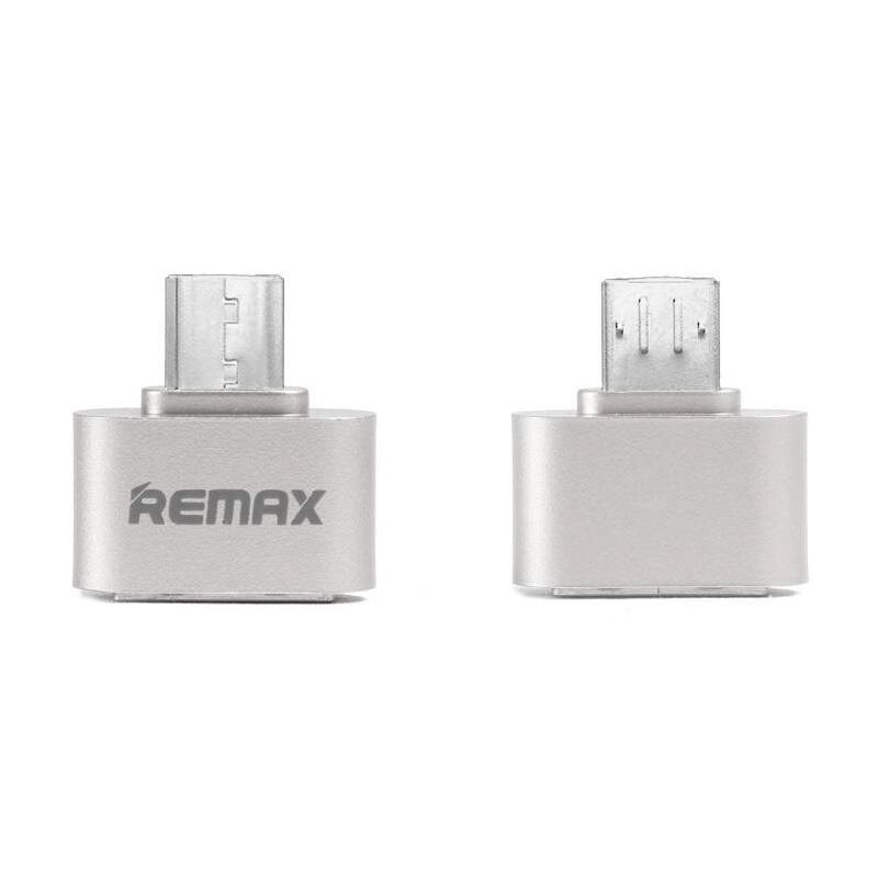 Перехідник Otg Remax MicroUSB — usb Silver RA-Otg від компанії da1 - фото 1