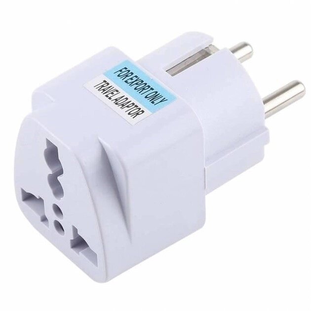 Перехідник у розетку Travel Adapter SP-008 (для вилок Англії) від компанії da1 - фото 1