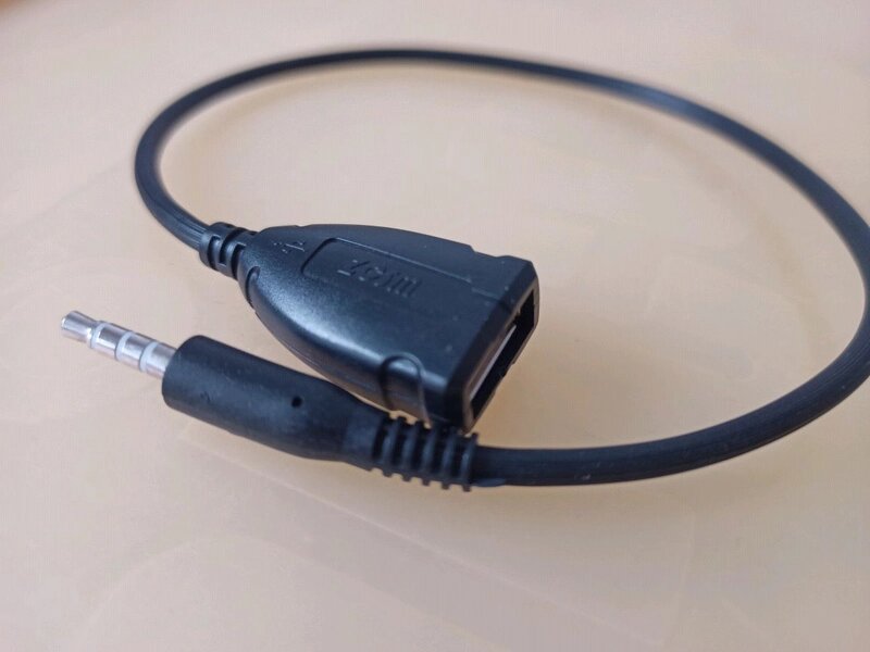 Перехідник Юсб Мама На 3.5 мм Папу 4 Піна адаптер Usb Aux аудіо від компанії da1 - фото 1