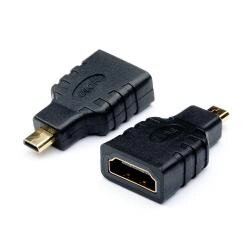 Переходник micro-Hdmi папа male - Hdmi мама female від компанії da1 - фото 1