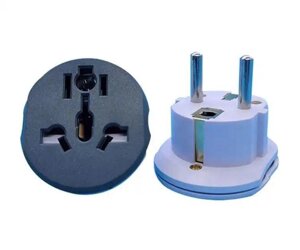 Перехідник універсальний на євро розетку euro plug adapter 16A