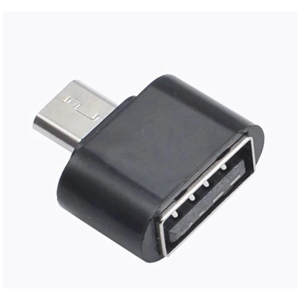 Переходник YHL888 USB 2.0 AF female - Micro-B M male OTG від компанії da1 - фото 1