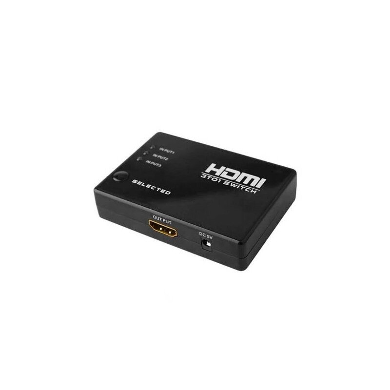 Перемикач HDMI SWITCH 3x1 SY-301 3port від компанії da1 - фото 1