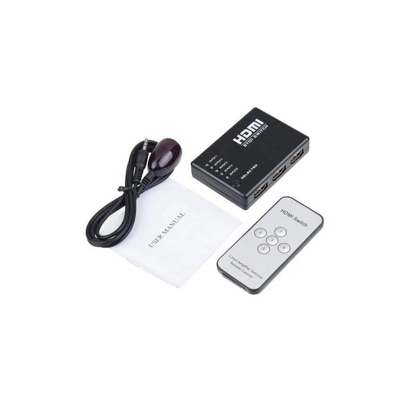 Перемикач HDMI SWITCH 5x1 SY-501 5port від компанії da1 - фото 1