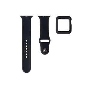 Ремінець для Apple Watch Band Silicone One-Piece + Protect Case 44 mm