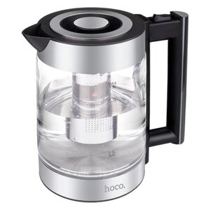 Електрочайник HOCO HA01A Kitchen high boron glass electric kettle 1.8L