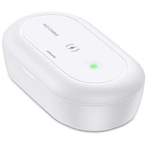 Стерилізатор і зарядний бокс Usams US-ZB138 Multi-function Mini Sterilizer With Wireless Charging