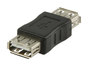 Перехідник USB-А гніздо USB-А гніздо з'єднувач адаптер мама