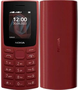 Телефон 2 сім картки Nokia 105 DS 2023 TA-1557 теракотовий