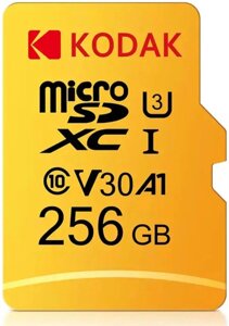 Картка пам'яті MicroSD (microSDXC) 256Gb KODAK + адаптер