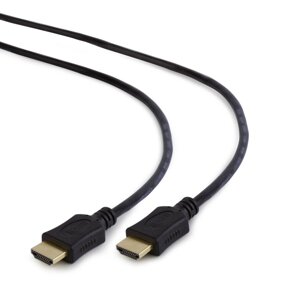 Шнур Hdmi шт.- шт. 1.3 В, метал. gold, діам-5x14мм, 2 м