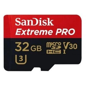 Картка пам'яті SanDisk Extreme Pro 32 GB MicroSD (SDXC) + adapter SD — HC