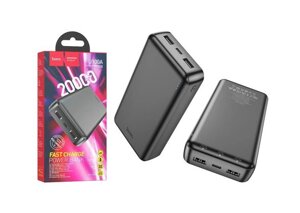 Зовнішній акумулятор Power Bank HOCO J100A 20000 mAh Чорний