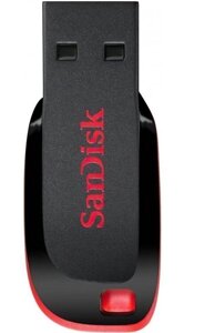 Флешка-спід накопичувач SanDisk USB 2.0 Cruzer Blade 128Gb