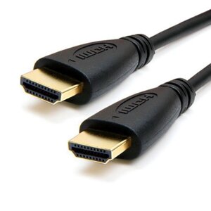 Шнур Hdmi шт.- шт., метал. gold, діам.-7, 3 мм, 1,5 м